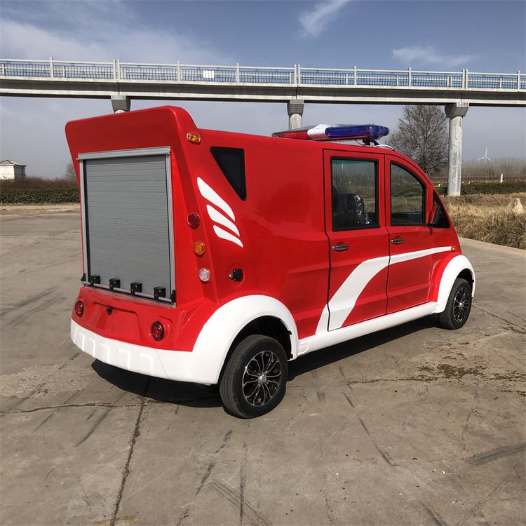 Elektriskā mini ugunsdzēsēju automašīna